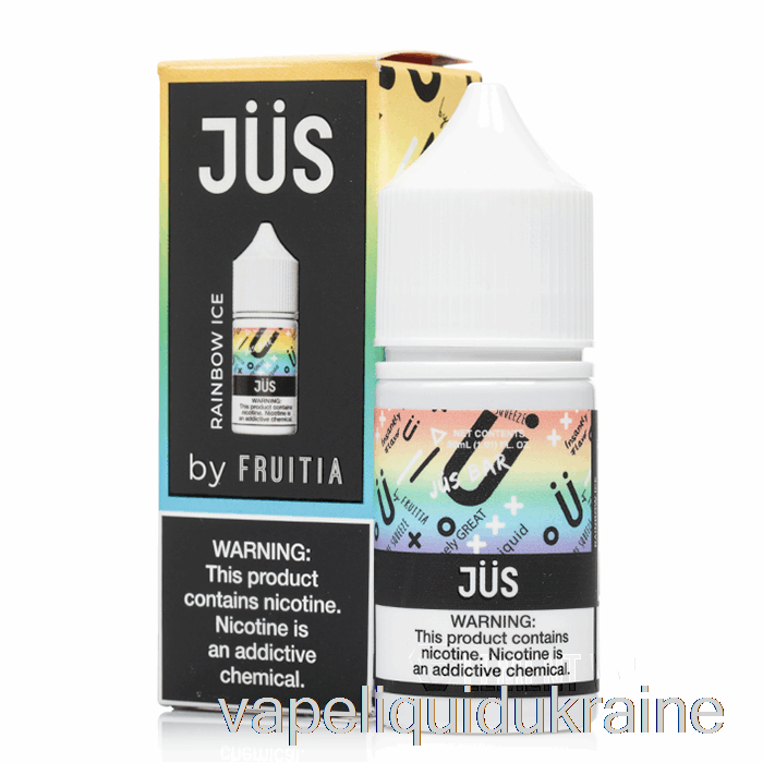 Vape Ukraine Rainbow Ice - JUS Salts - 30mL 35mg